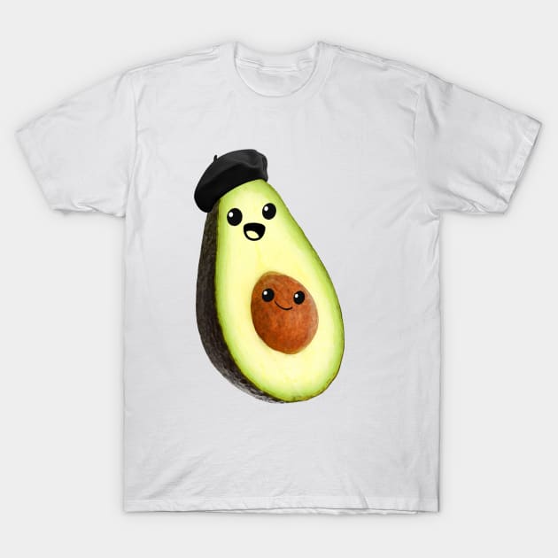 avocado faces (french) T-Shirt by mystudiocreate